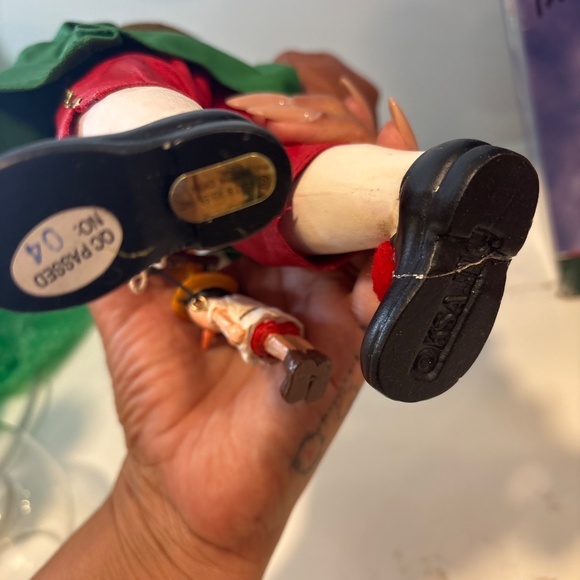 Kurt Adler Musical Fabriche Italian Santa Figurine 10.5” Figure Italy - Picture 9 of 9